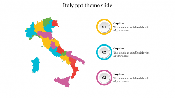 Italy ppt theme slide