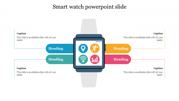 Smart watch powerpoint slide