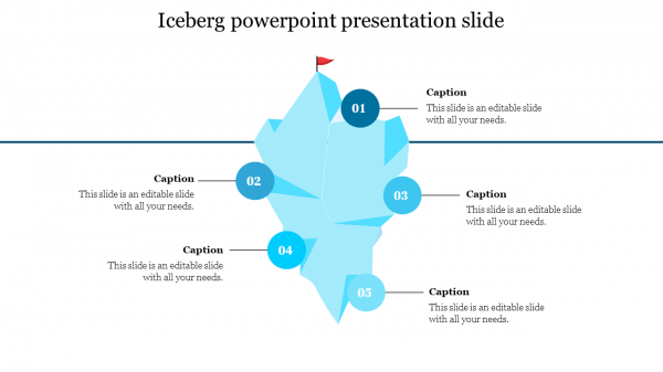 Iceberg powerpoint presentation slide