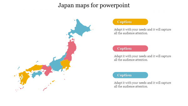 Japan Maps for PowerPoint