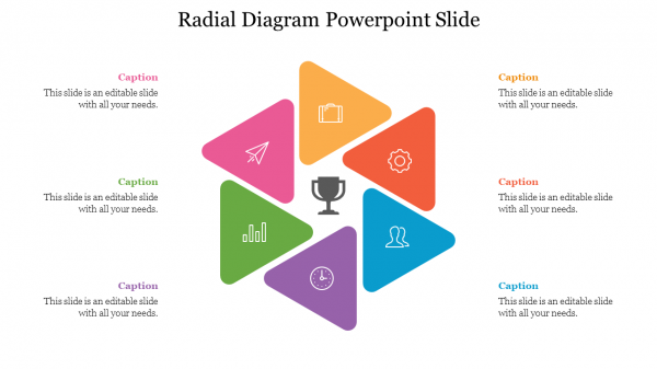 Radial Diagram PowerPoint Slide