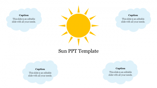 Sun PPT Template free download