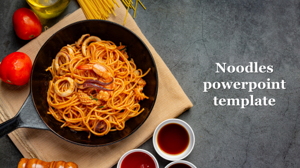 Free Noodles powerpoint template