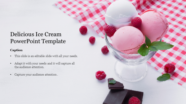 Delicious Ice Cream PowerPoint Template