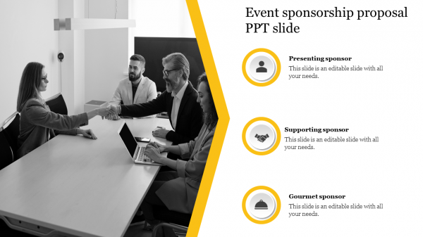 Event sponsorship proposal PPT slide