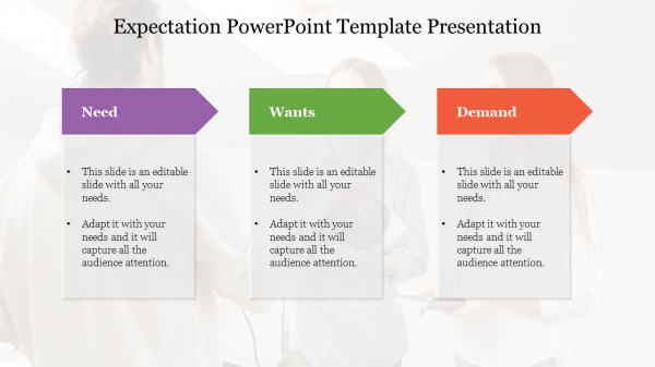 Expectation PowerPoint Template Presentation