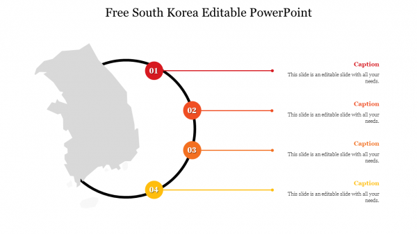 Free South Korea Editable PowerPoint