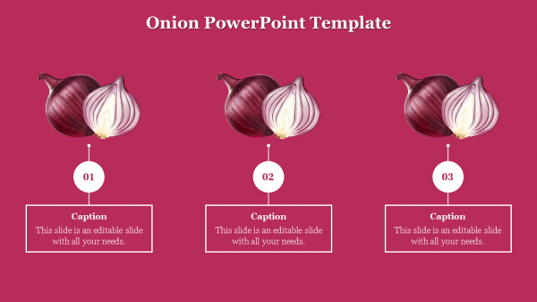 Onion PowerPoint template