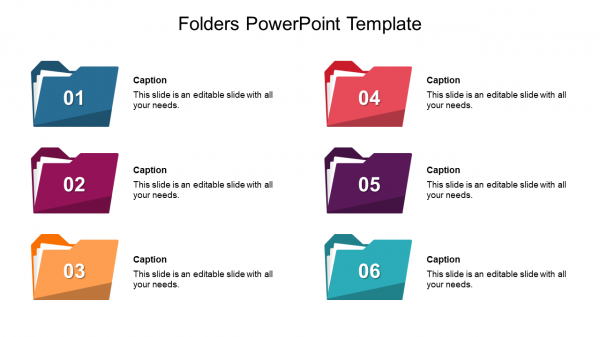 Folders PowerPoint Template