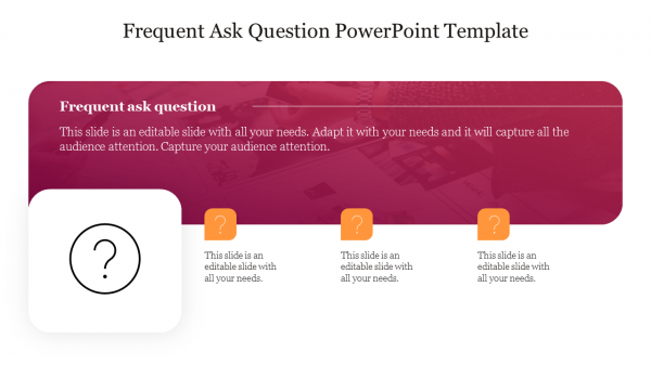 Frequent Ask Question PowerPoint Template