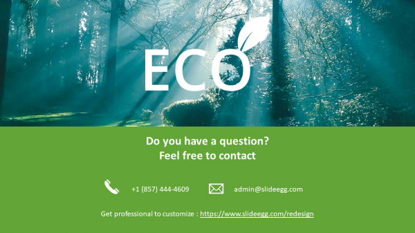Contact Us PPT For Eco Presentation