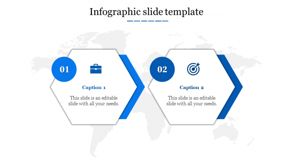 infographic slide template-2-Blue