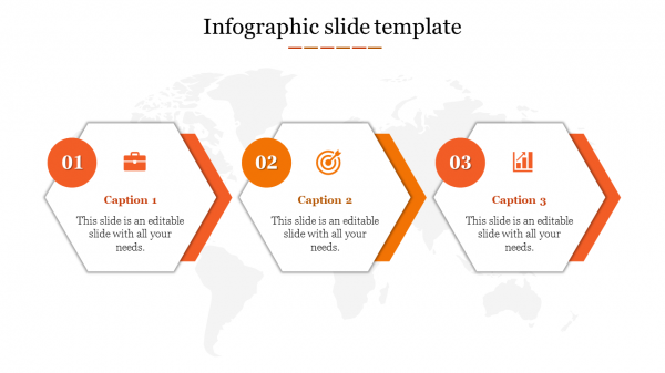 infographic slide template-3-Orange