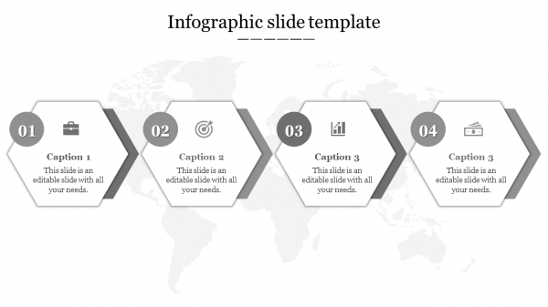 infographic slide template-4-Gray