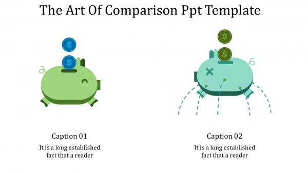 comparison ppt template-The Art Of Comparison Ppt Template