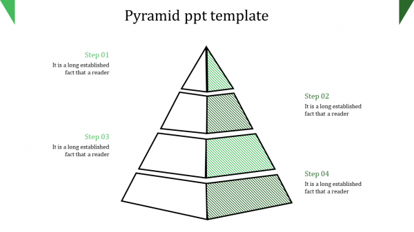 pyramid ppt template-pyramid ppt template-4-green