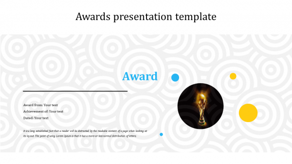 awards presentation template