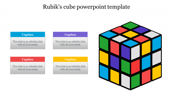 Rubik's cube powerpoint template