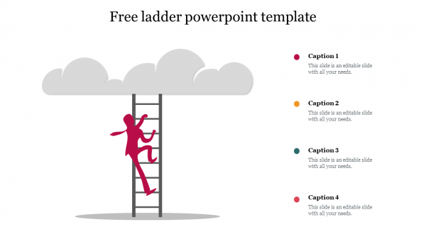 Free ladder powerpoint template