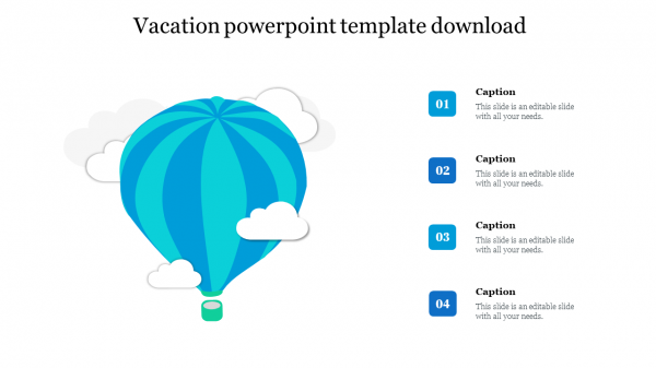 Vacation powerpoint template download 