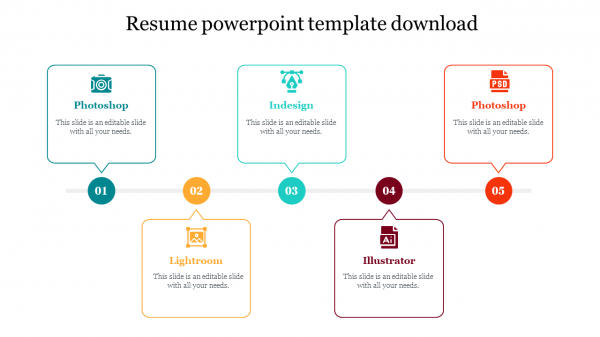 Resume powerpoint template free download 
