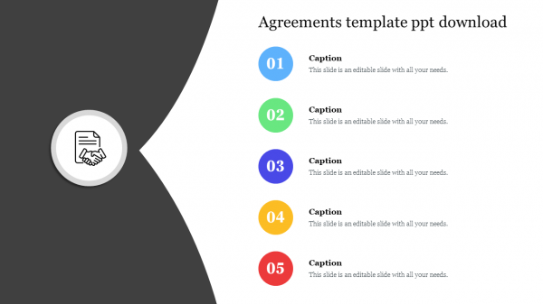 Agreements template ppt download 
