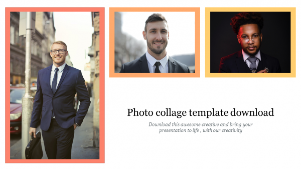Photo collage template download