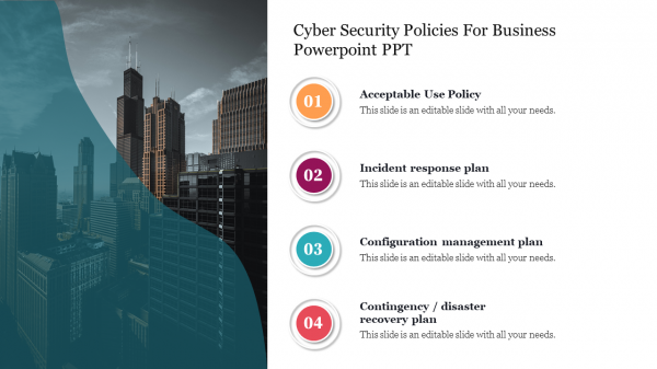Cyber Security Policies For Business Powerpoint PPT