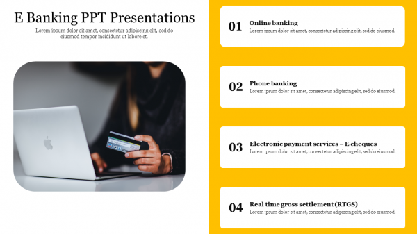 E Banking PPT Presentations