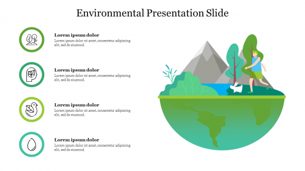 Environmental Presentation Slide With Icons