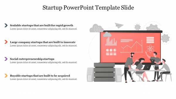 Startup PowerPoint Template Slide