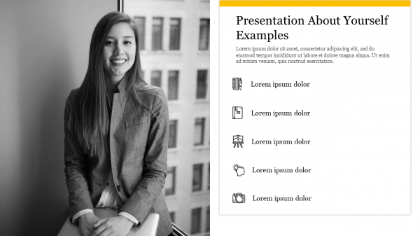 Presentation About Yourself Examples