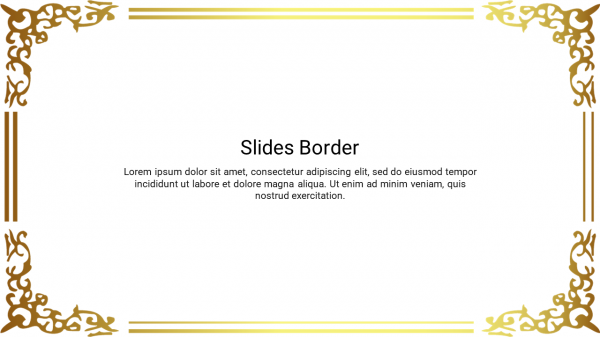 Google Slides Border
