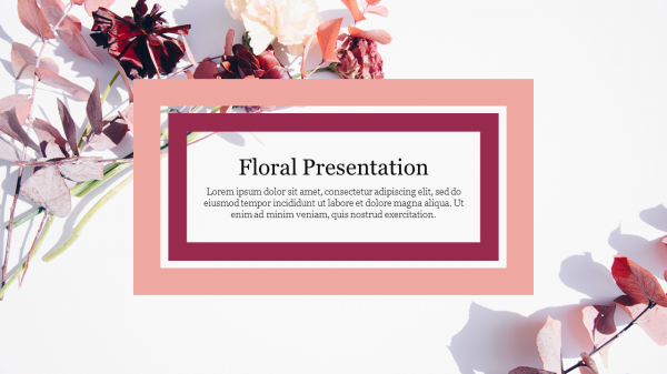 Floral Presentation