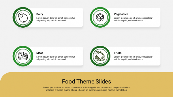 Food Theme Google Slides