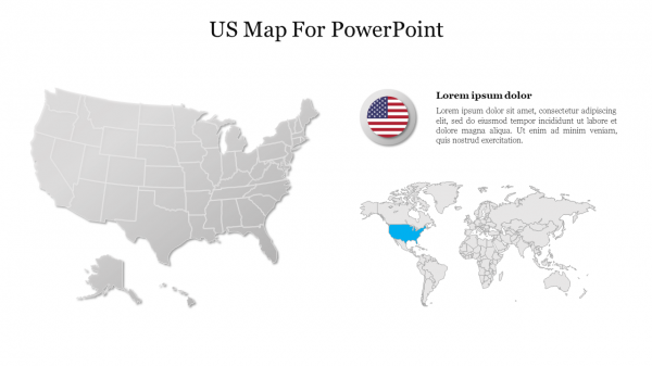 US Map For PowerPoint