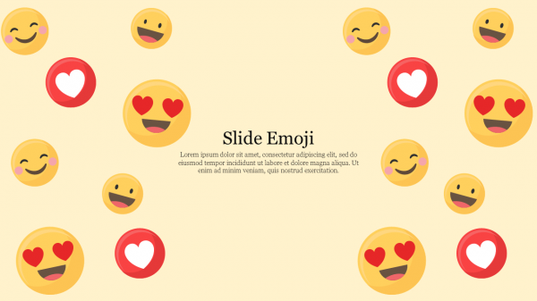 Iconic Slide Emoji PowerPoint Presentation Template