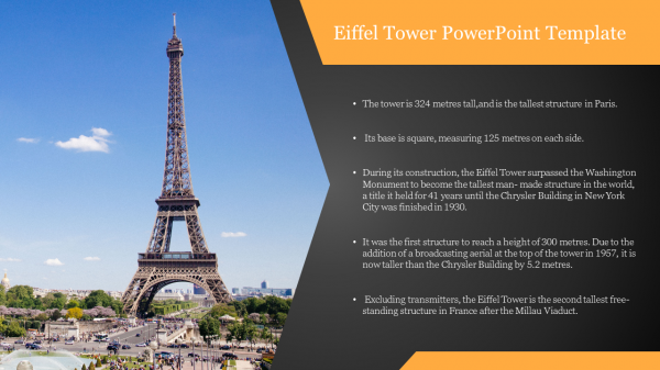 Free Eiffel Tower PowerPoint Template