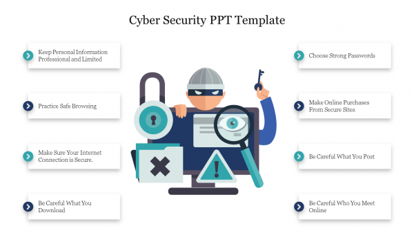 Cyber Security PPT Template Free Download