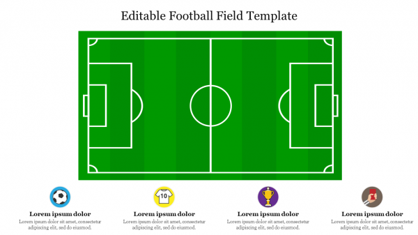 Editable Football Field Template