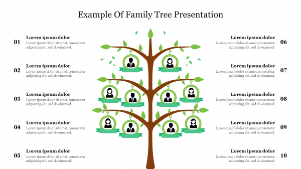 Example Of Family Tree Presentation