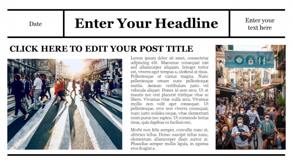 Newspaper PPT Template Free