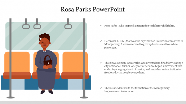Best Rosa Parks PowerPoint Presentation Template 