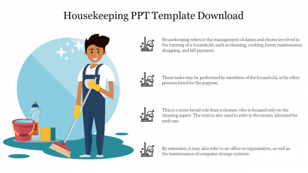 Housekeeping PPT Template Free Download