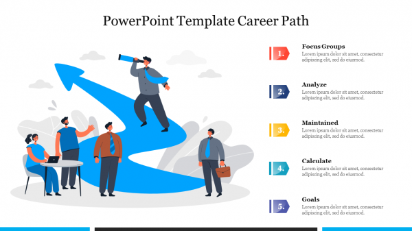 PowerPoint Template Career Path