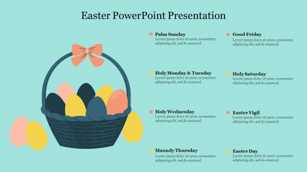 Amazing Easter PowerPoint Presentation Template Slide 