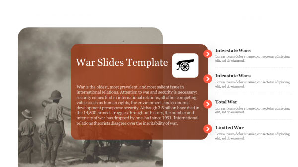 War Slides Template
