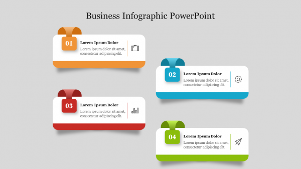 Editable Business Infographic PowerPoint Template Slide 