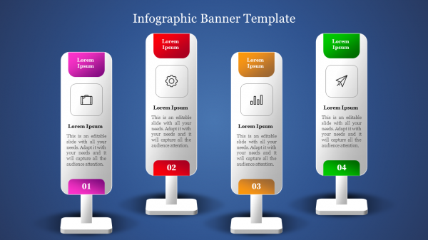 Effective Infographic Banner Template Presentation Slide 