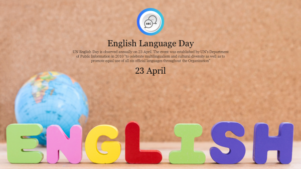 Effective English Language Day Presentation Template